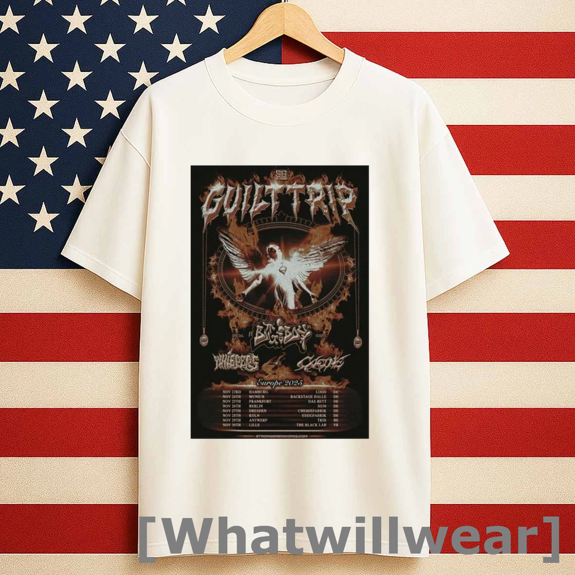 Guilt Trip Tour Europe 2025 Shirts