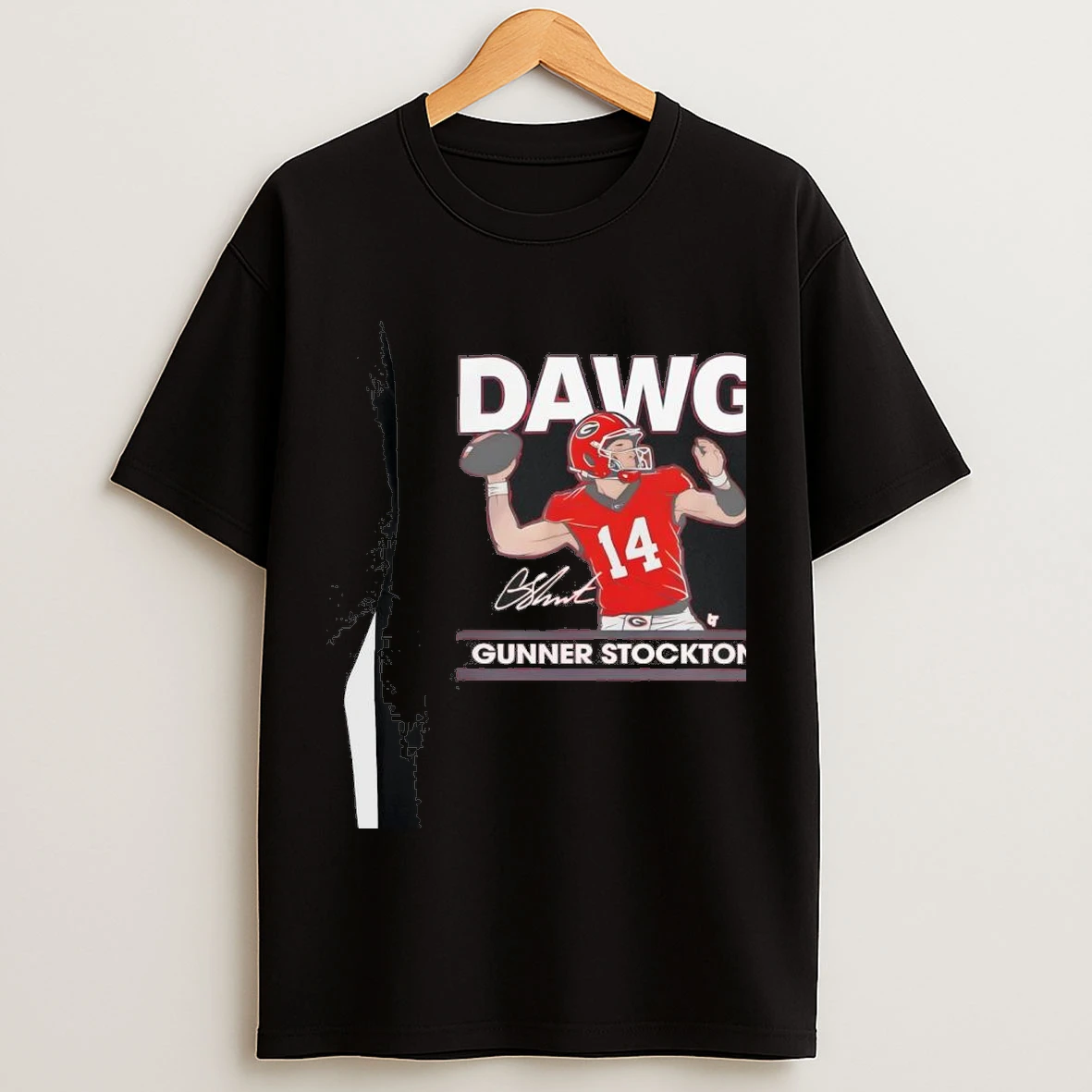 Gunner Stockton 14 Georgia Bulldogs Dawg Football 2025 Shirts