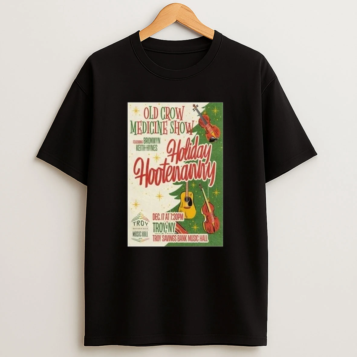 Holiday Hootenanny Old Crow Medicine Show Dec 17 2025 Troy Ny Shirts