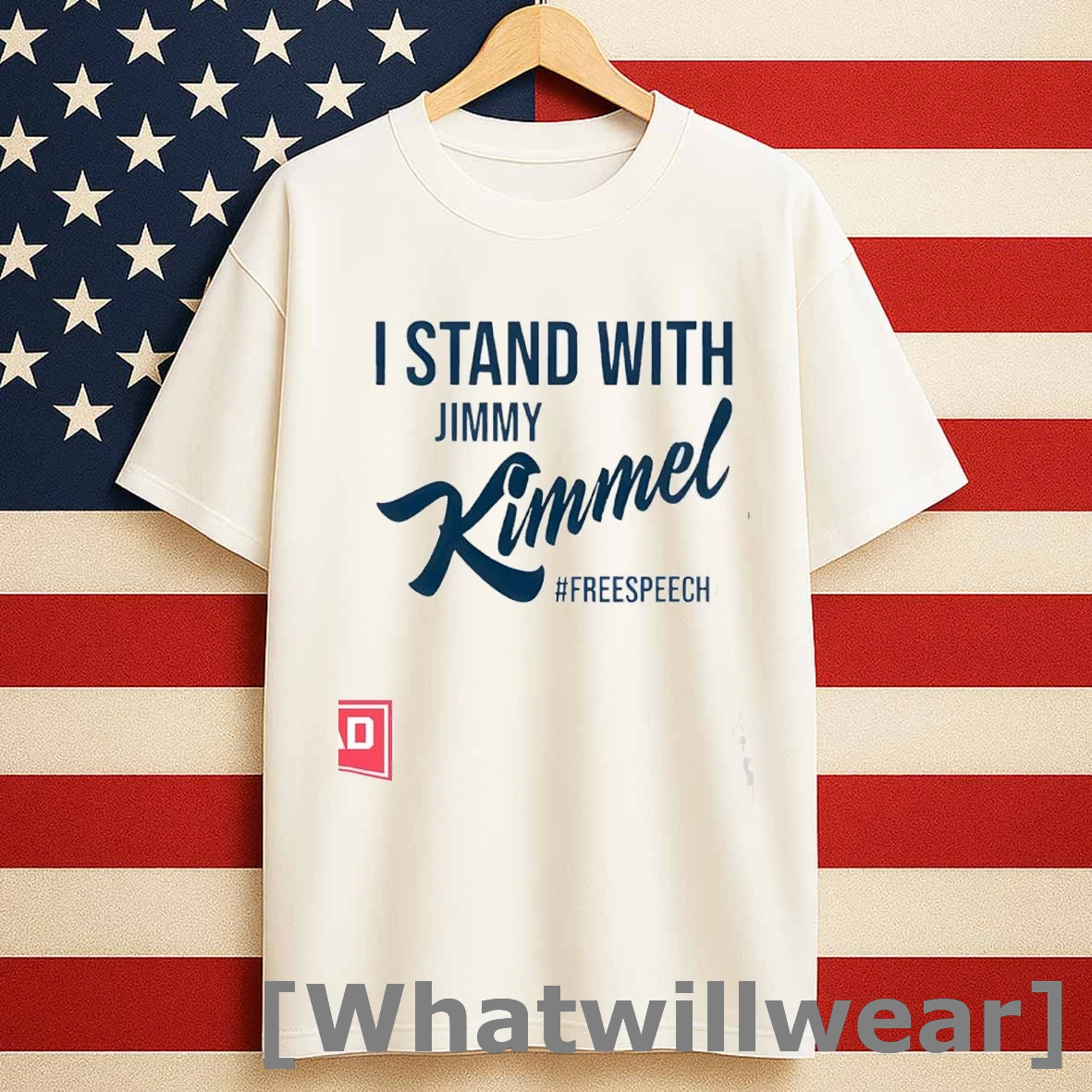 I Stand With Jimmy Kimmel Speech Freedom 2028 Retro Shirts
