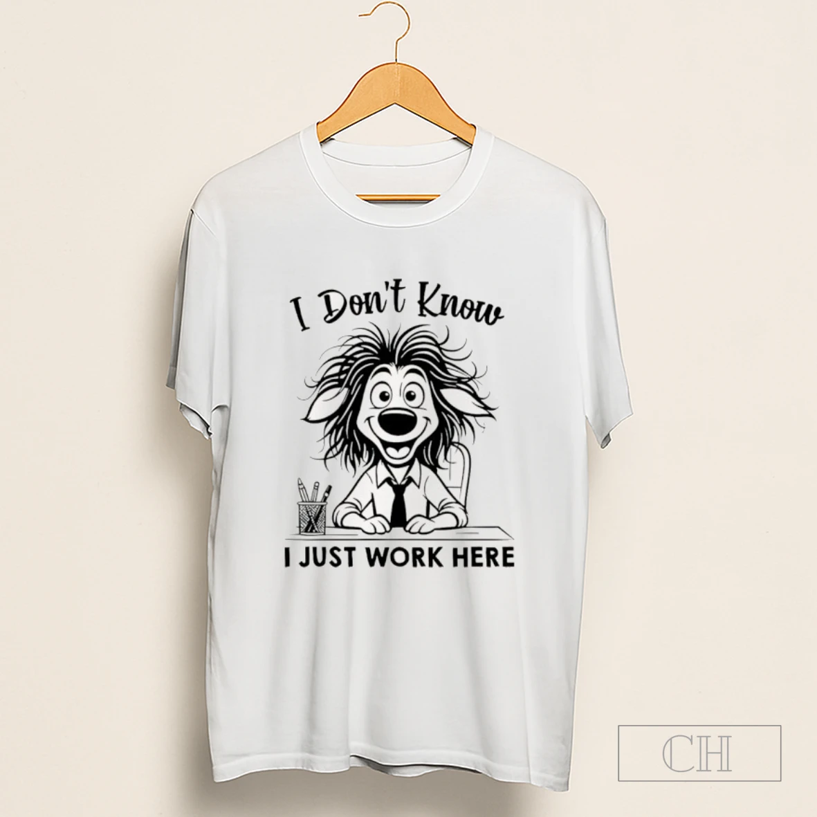 I Dont Know I Just Work Here Dog Shirt