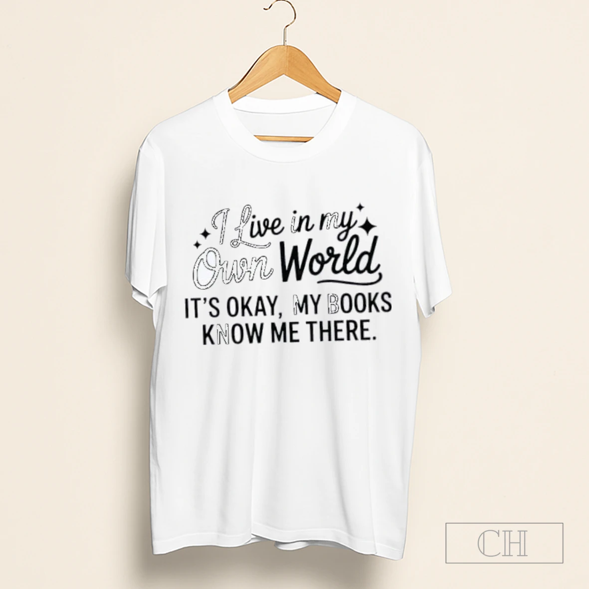 I Live In My Own World Its Okay My Books Know The There Shirt