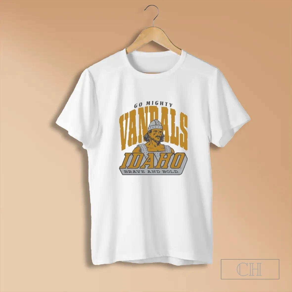 Idaho Mighty Vandals Brave And Bold Go Mighty Logo T Shirt
