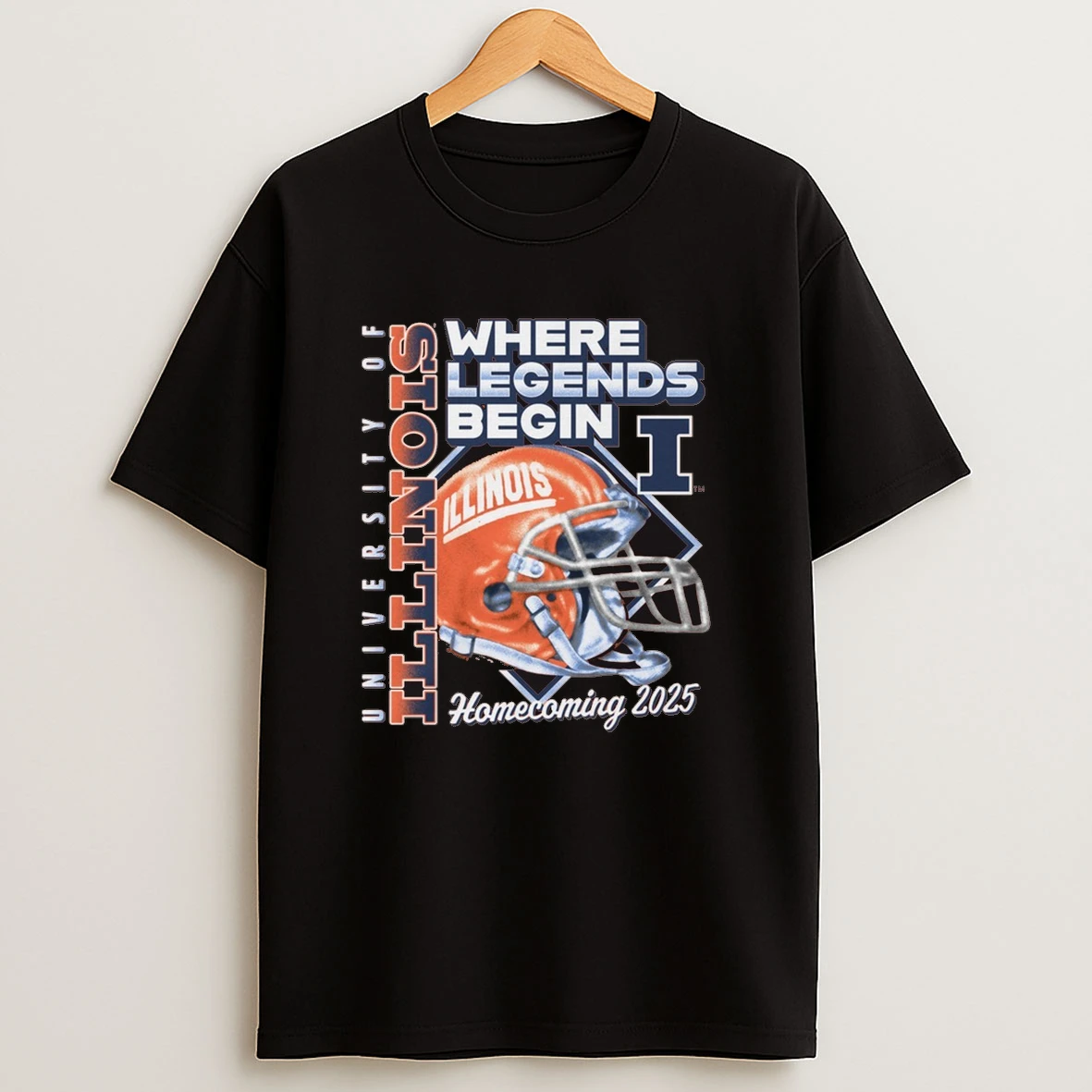 Illinois Fighting Illini Homecoming 2025 Where Legends Begin Ncaa Shirts