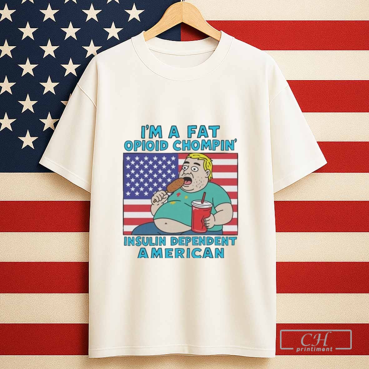 Im A Fat Opioid Chompin Insulin Dependent American Tshirt Sweater