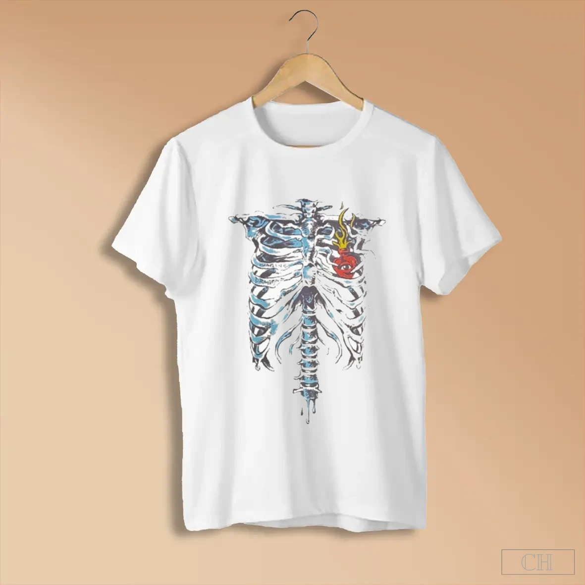 Imagine Dragons Bones Ribcage Venue Mexico City At Estadio Gnp Seguros Shirts