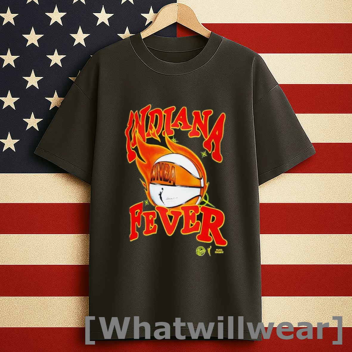Indiana Fever Wnba Playa Society Coming In Hot Shirts