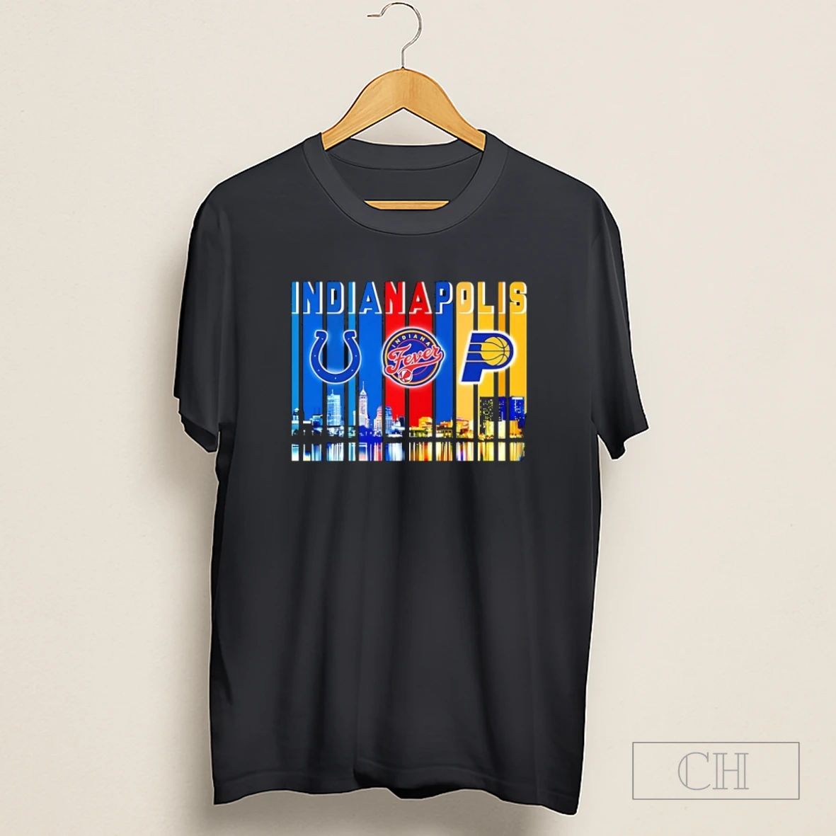 Indianapolis Skyline 3 Team Indianapolis Colts Indiana Fever Indiana Pacers Shirt