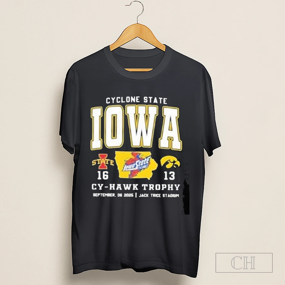 Iowa State Cyclones Beat Iowa Hawkeyes Cy Hawk Trophy In Jack Trice Stadium 2025 Shirt