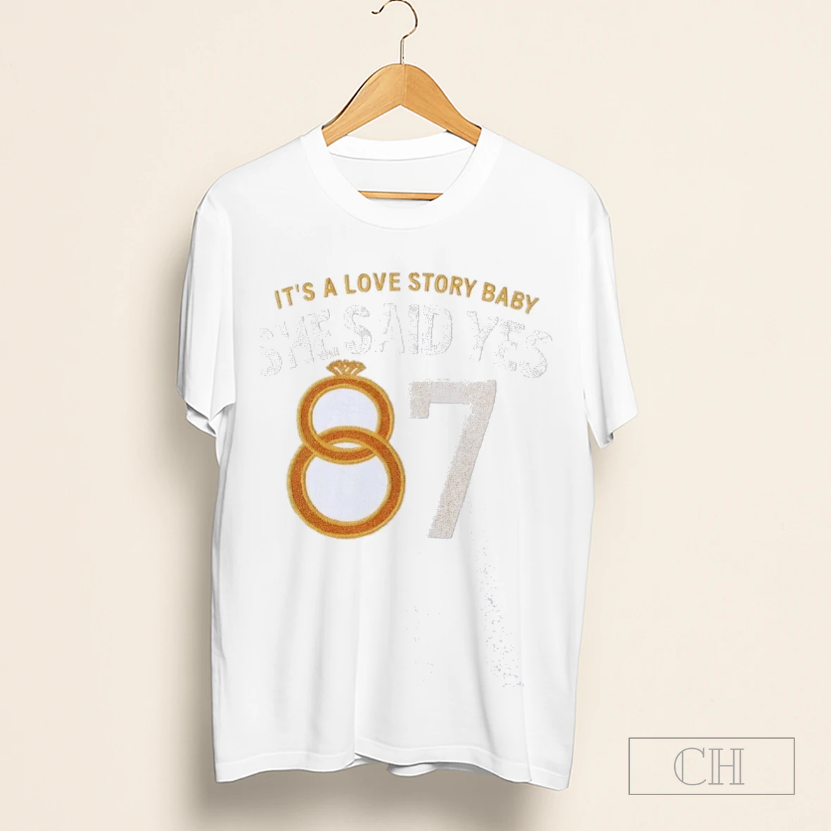 Its A Love Story Baby She Said Yes 87 Shirt