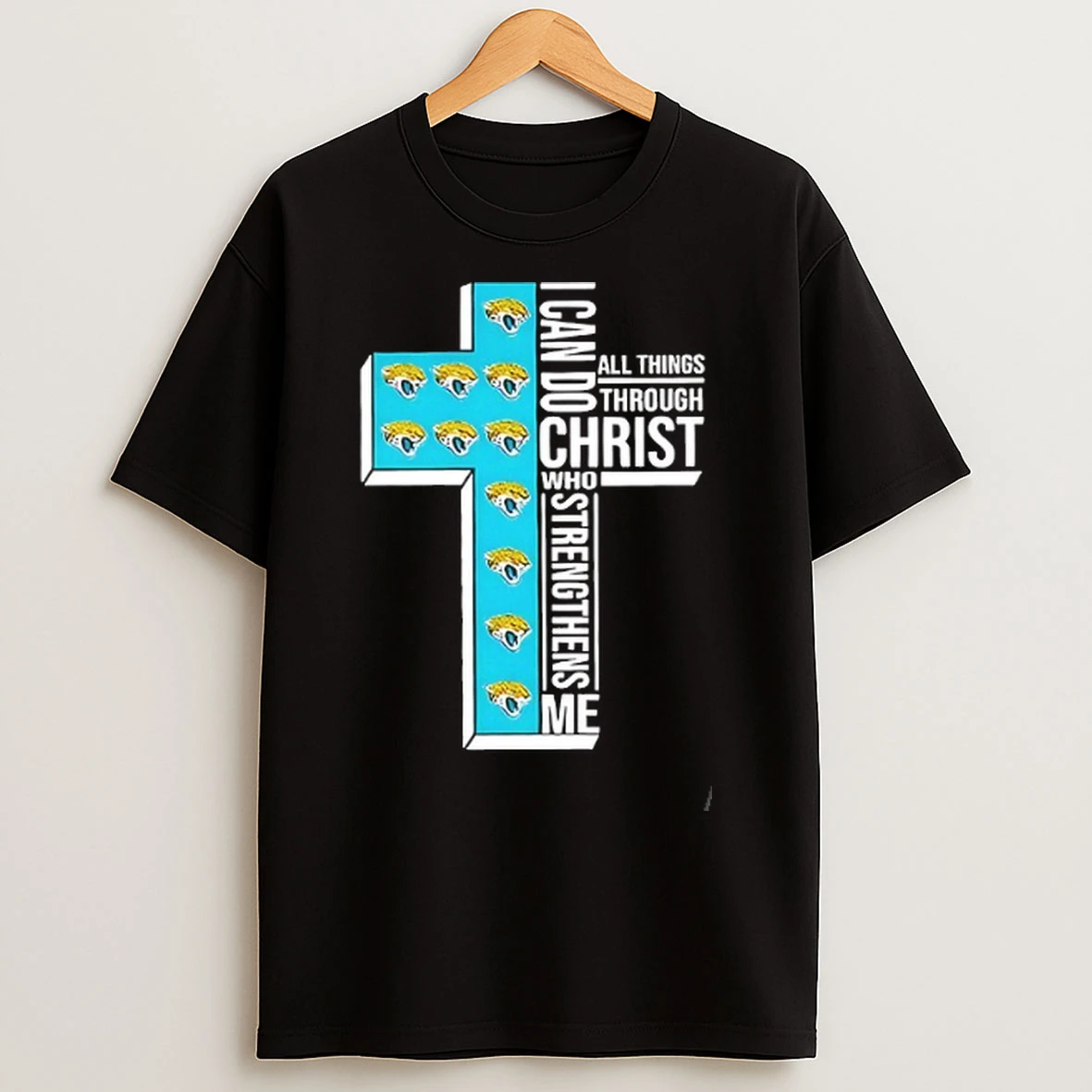 Jacksonville Jaguars I Can Do All Things Through Christ Who Strengthens Me T Shirts