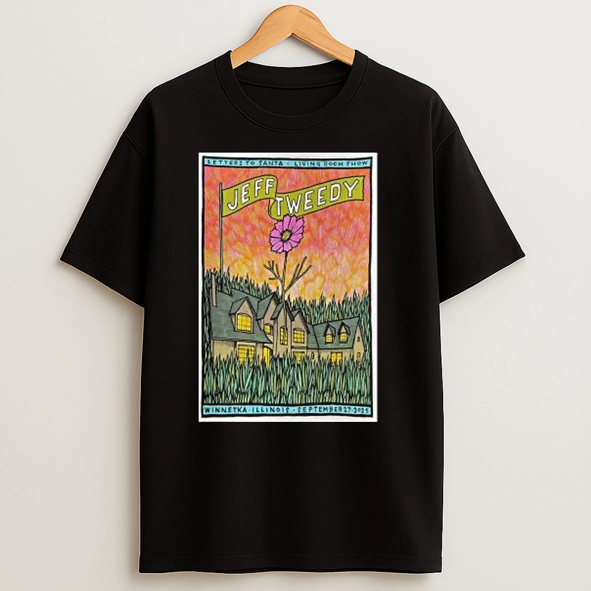 Jeff Tweedy Winnetka Il September 27 2025 Concert Shirts