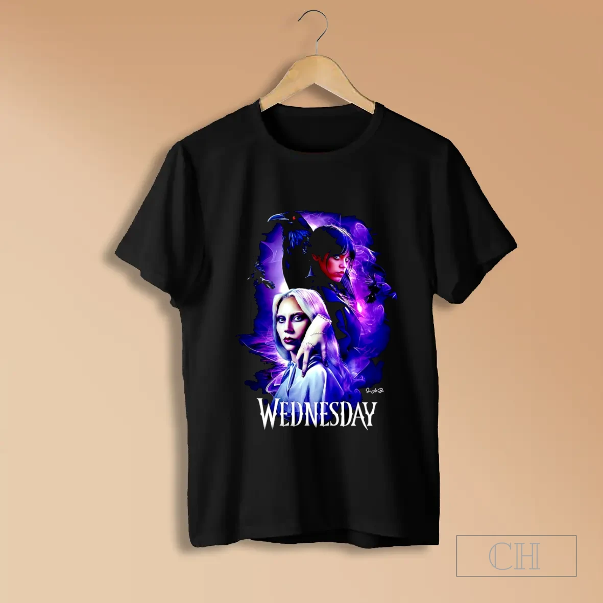 Jenna Ortega And Lady Gaga Wednesday 2 Shirts