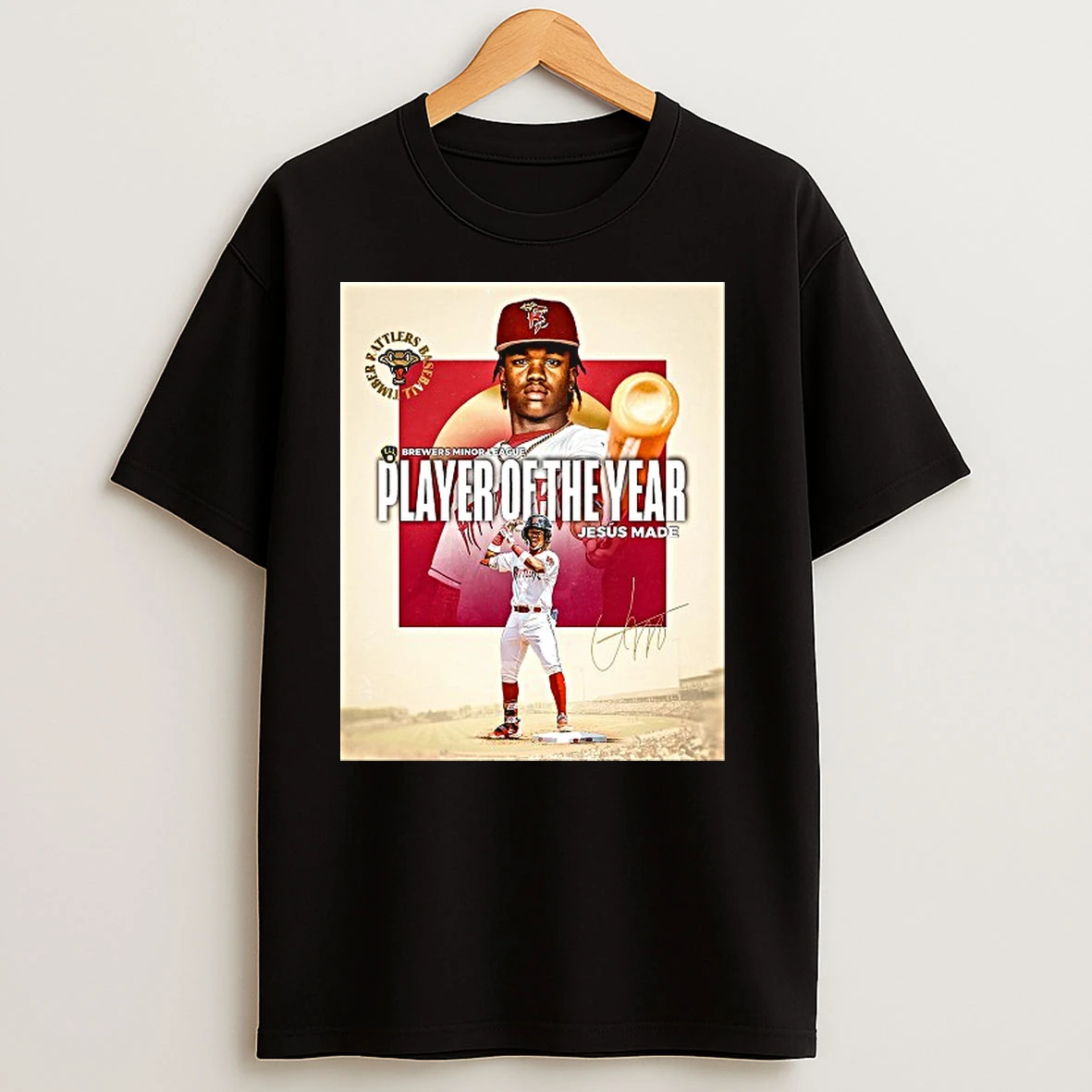 Jesus Made Brewers Minor League Player Of The Year Shirts
