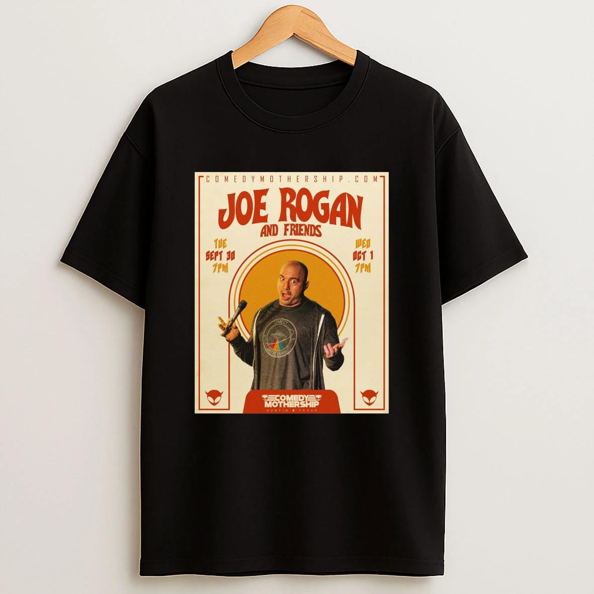 Joe Rogan And Friends September 30 October 1 2025 Comedy Mothership Austin Texas Shirts