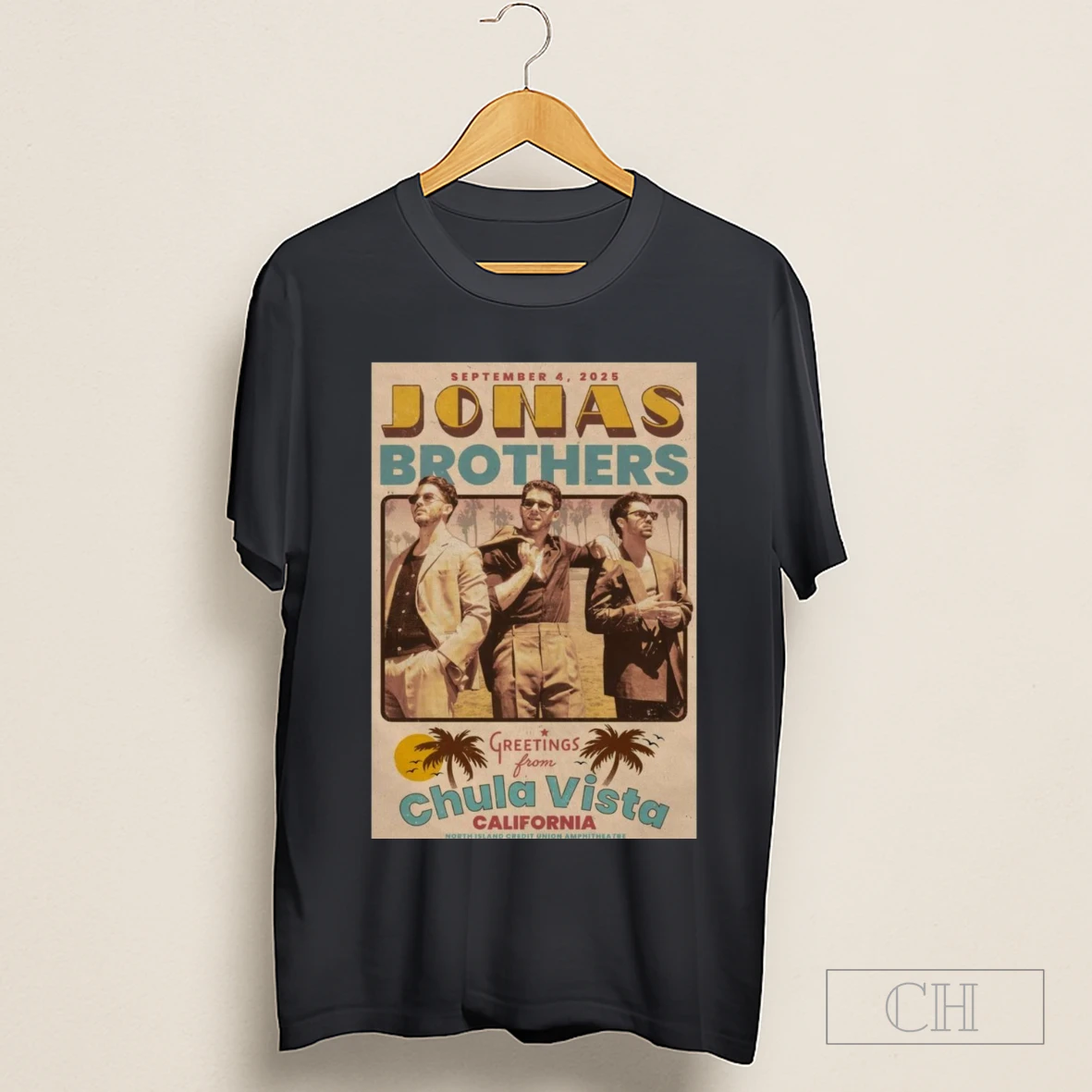 Jonas Brothers Fall Tour September 4 2025 Chula Vista Ca Shirt