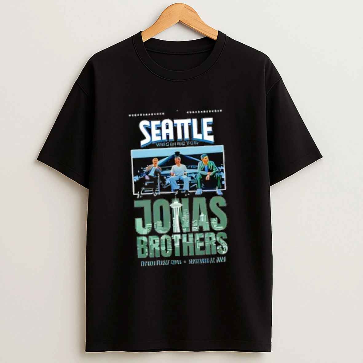 Jonas Brothers Seattle Washington Climate Pledge Arena Tour Shirts