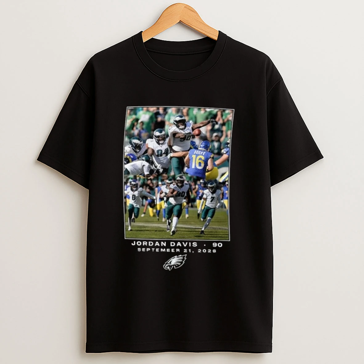 Jordan Davis Philadelphia Eagles Nfl Flash Features Week 3 September 21 2025 Shirts