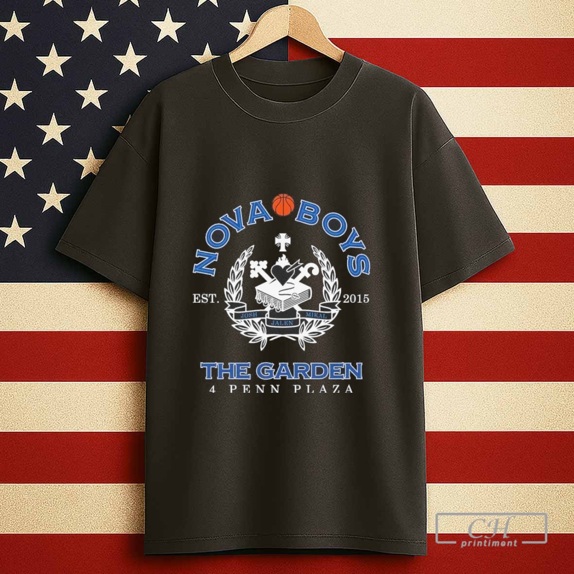 Josh Jalen Mikal Nova Boys Est 2015 The Garden 4 Penn Plaza Tshirt Sweater