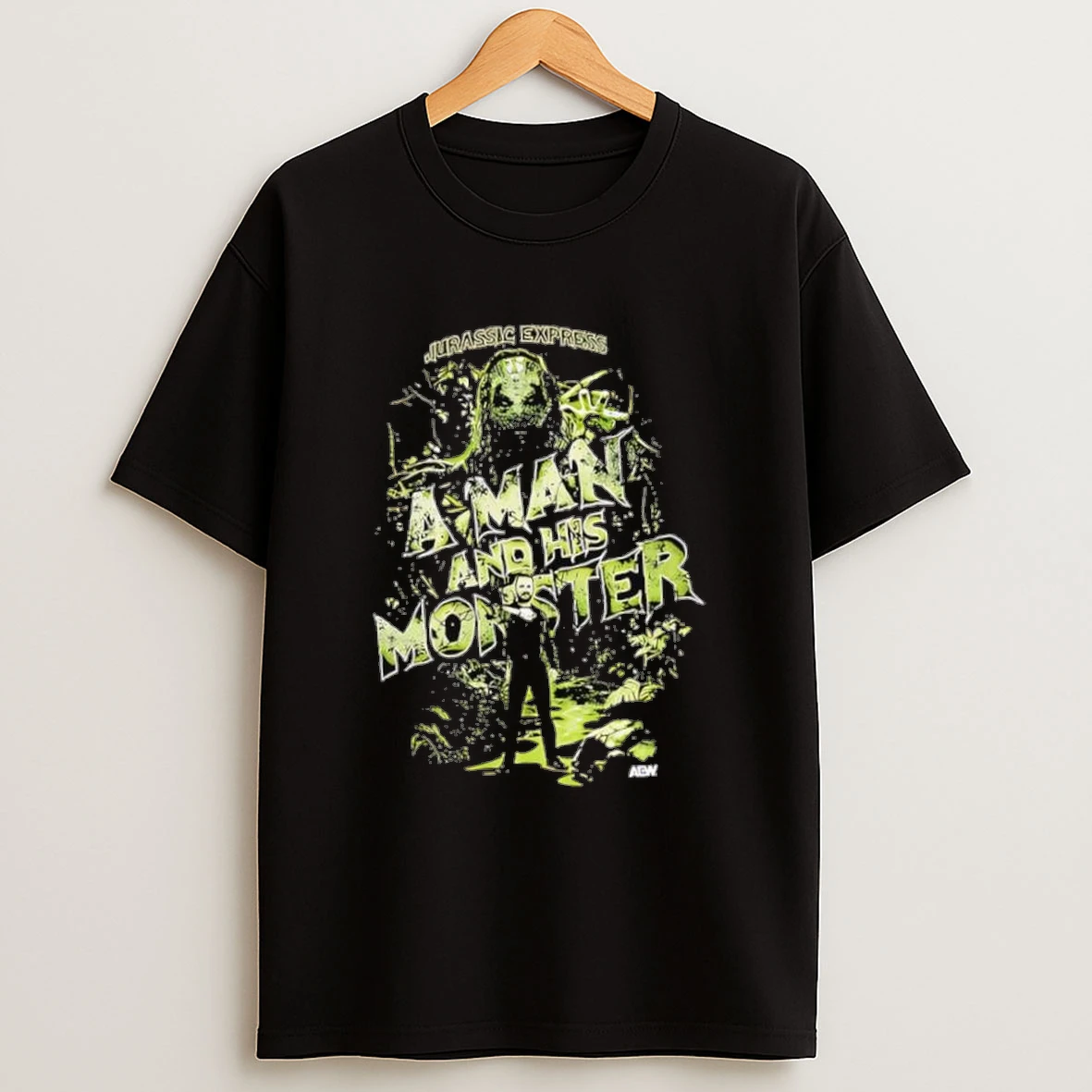 Jurassic Express Aew A Man And His Monster Shirts