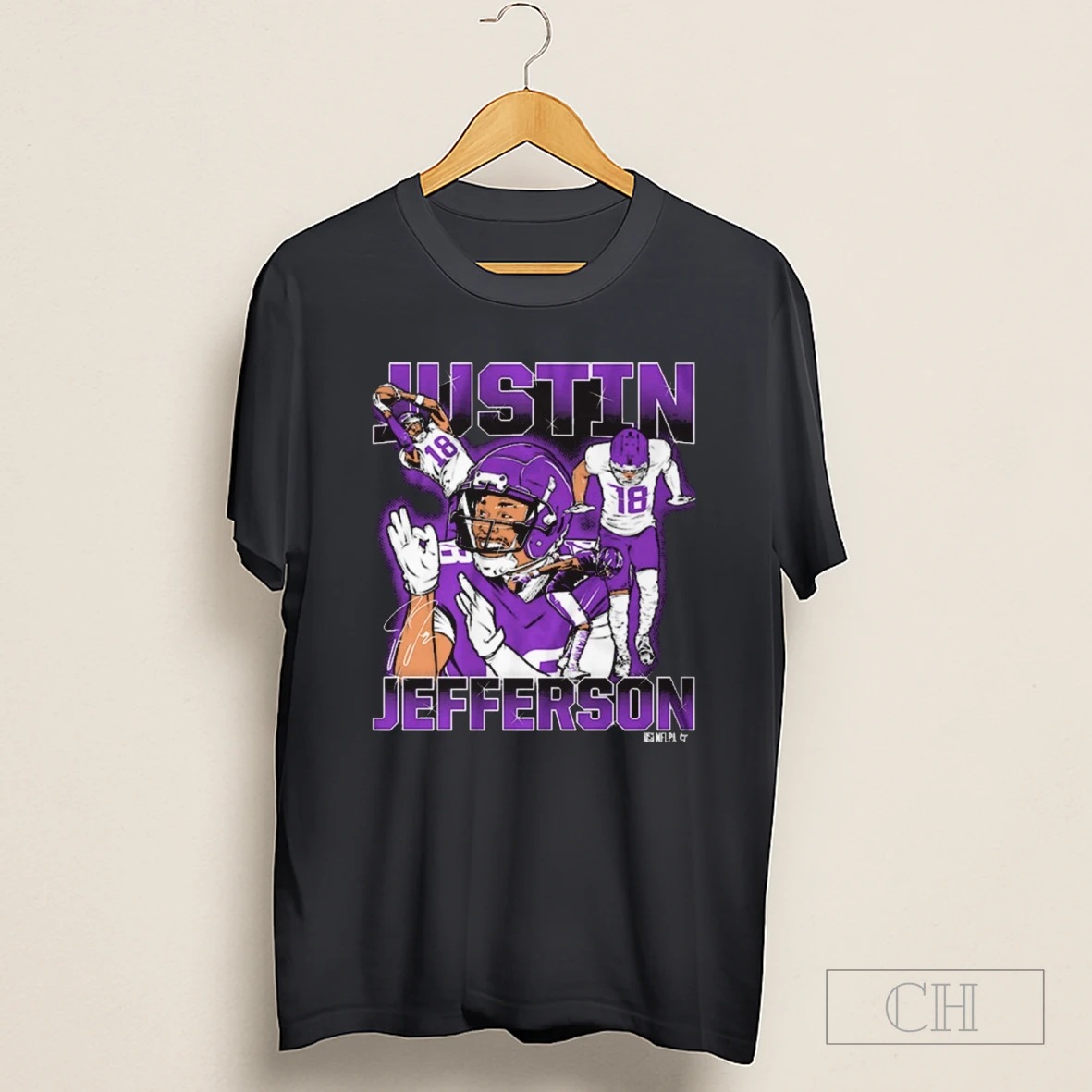 Justin Jefferson Masterpiece Buffalo Bills Nfl Football Signature Shirt