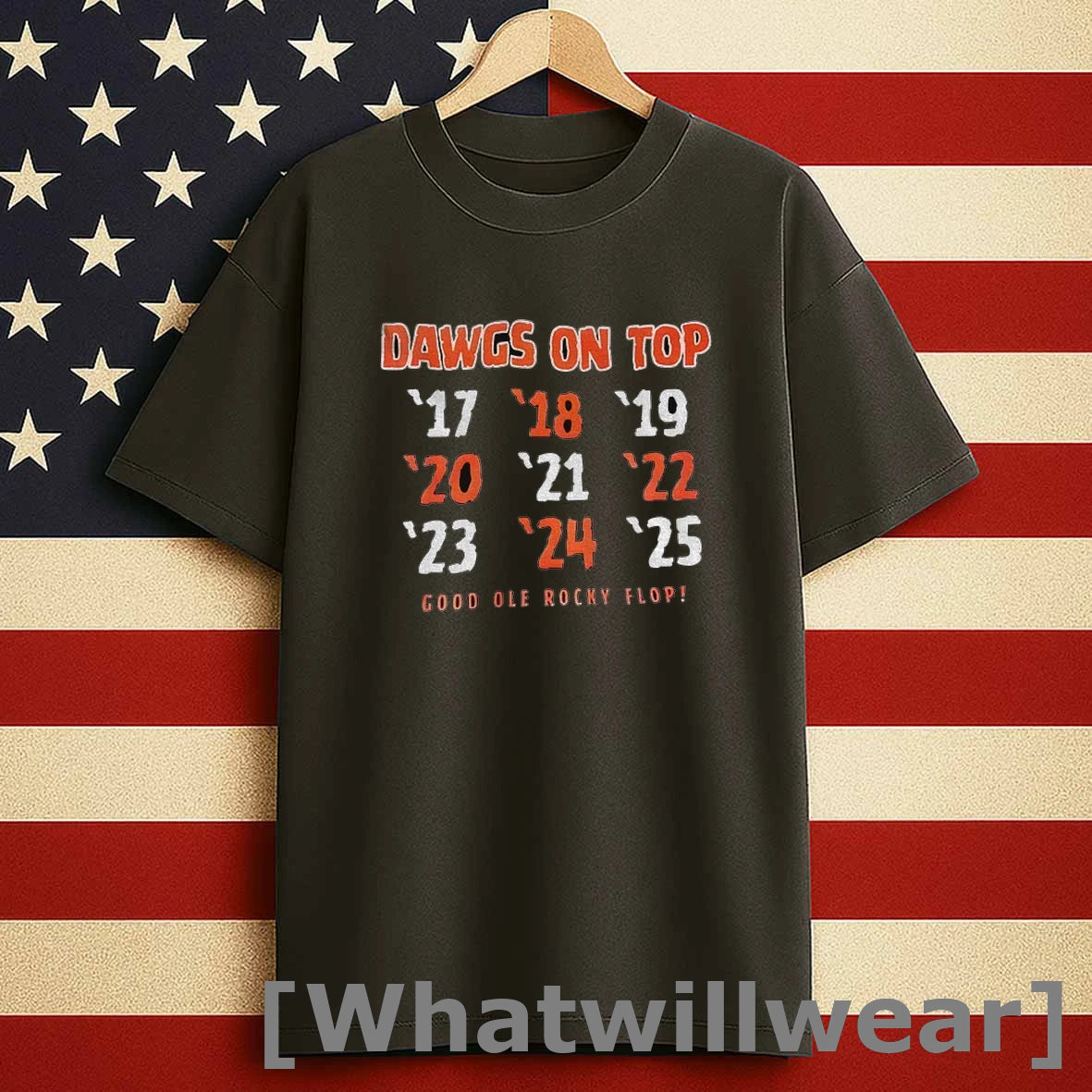 Kansas City Chiefs Football Nfl Dawgs On Top Good Ole Rocky Flop Shirts