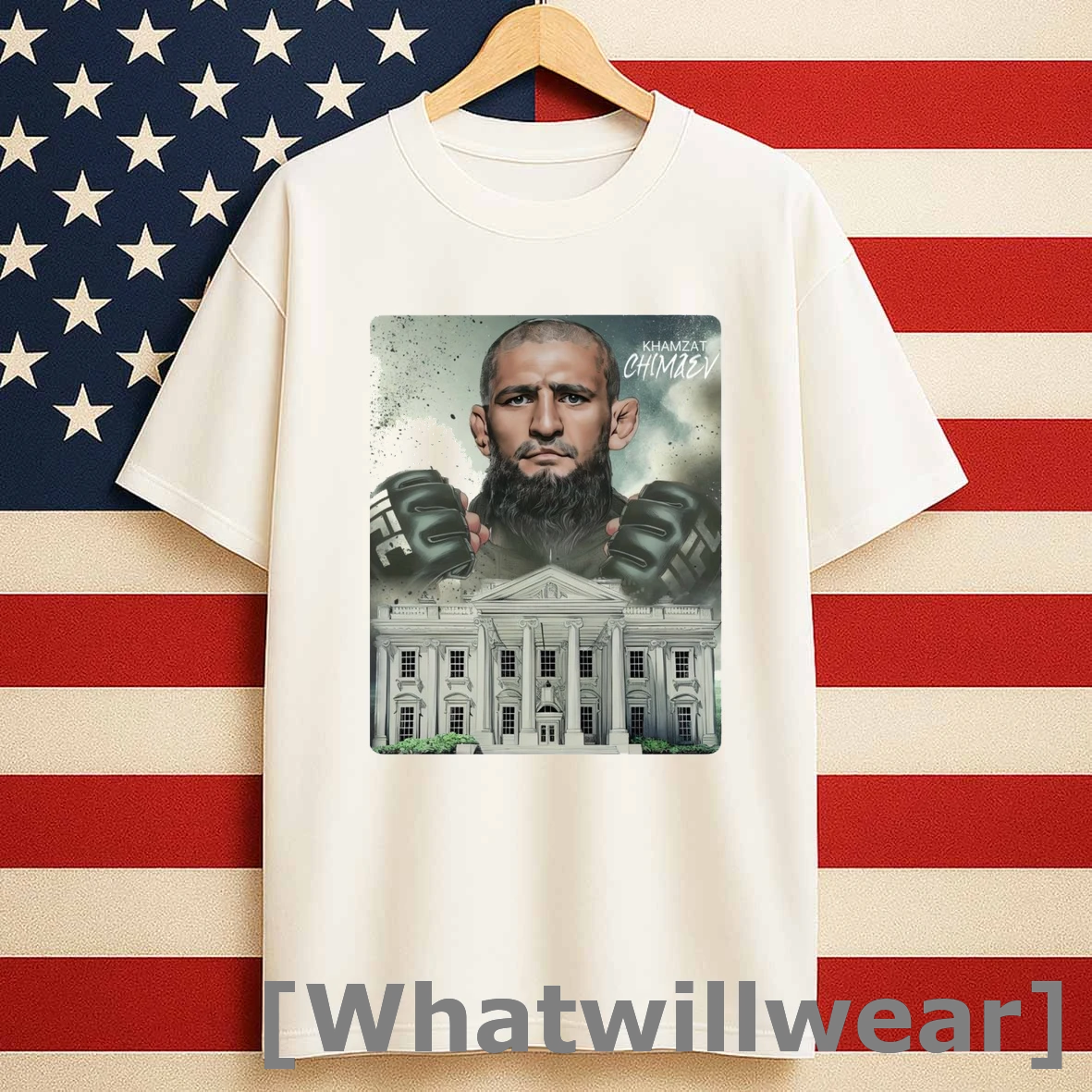 Khamzat Chimaev Ufc White House Event Fanart Shirts
