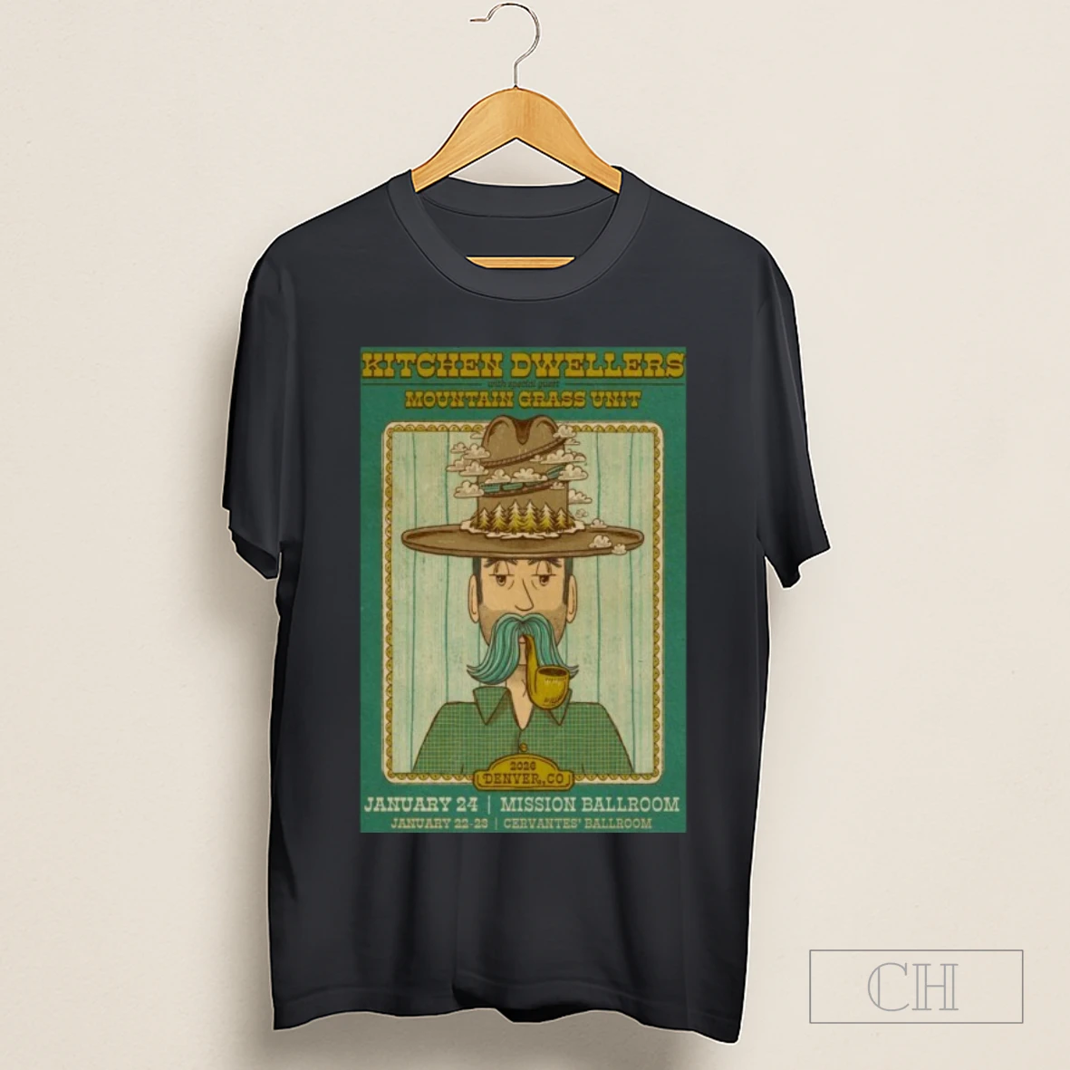 Kitchen Dwellers Mountain Grass Unit Jan 24 2025 Denver Colorado Shirt