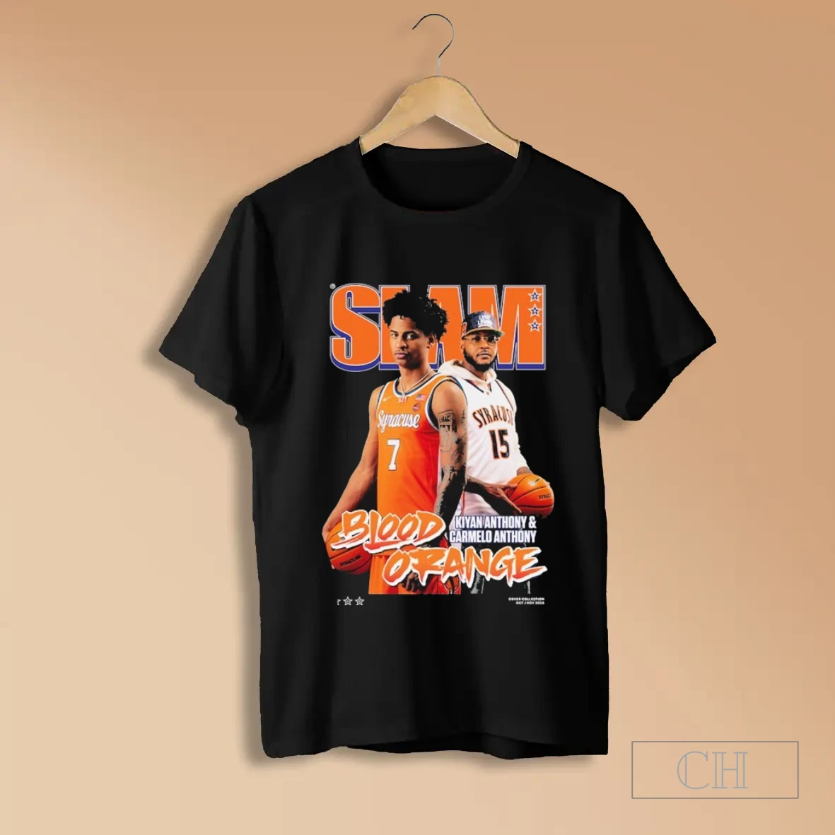Kiyan Anthony And Carmelo Anthony Slam Blood Orange T Shirts