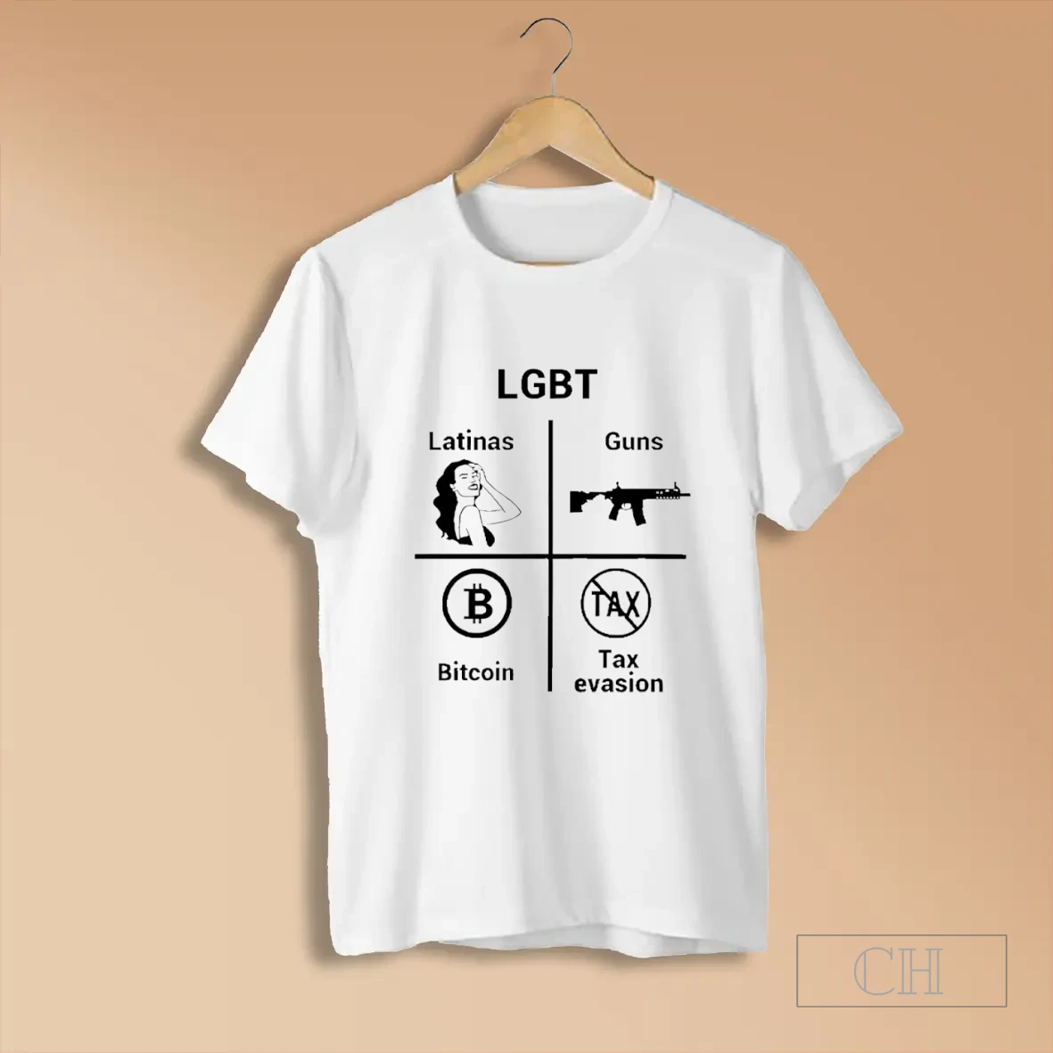 Lgbt Latinas Guns Bitcoins Tax Evasion Shirts