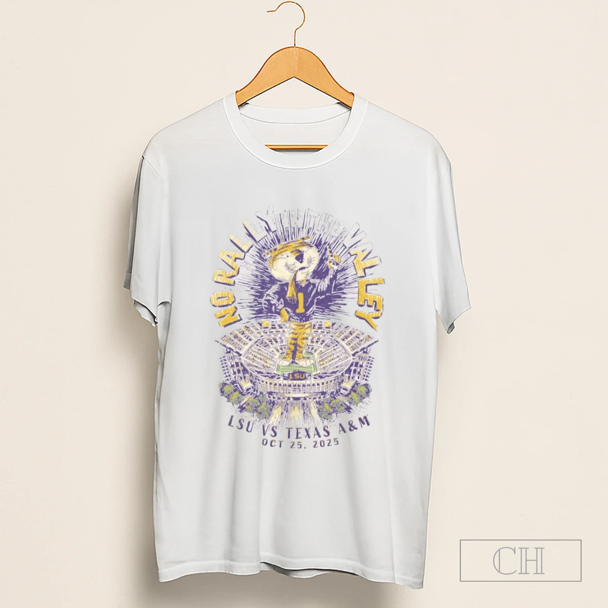 Lsu Tigers Vs Texas Am Aggies Game Day October 25 2025 No Rally In The Valley Shirt