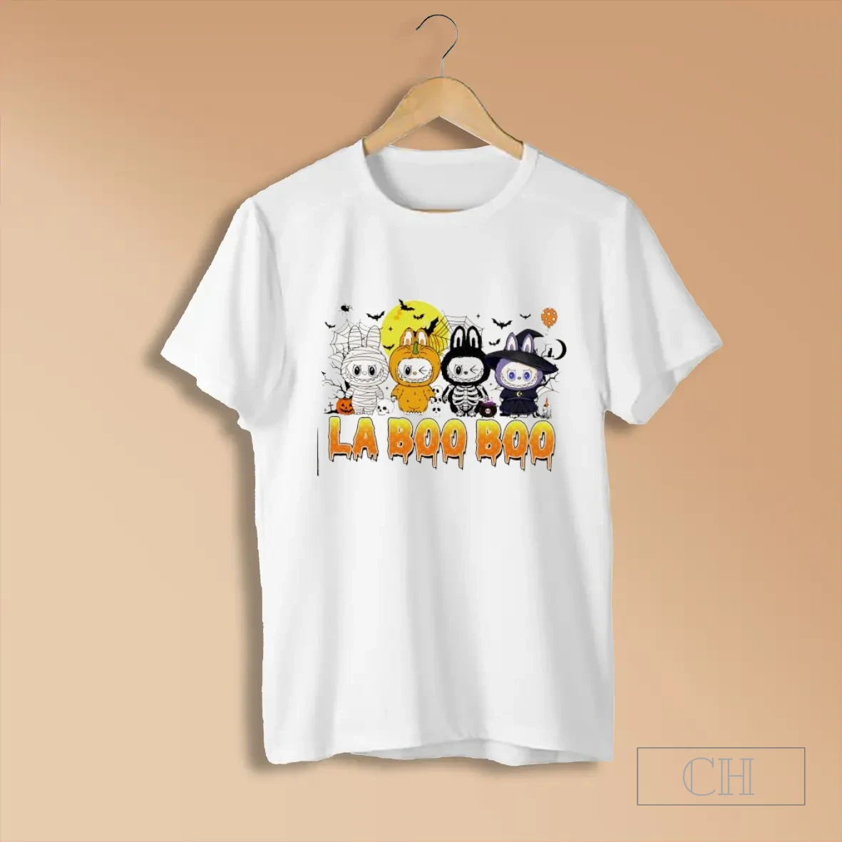 La Boo Boo Cartoon Ghost Characters Happy Halloween T Shirts