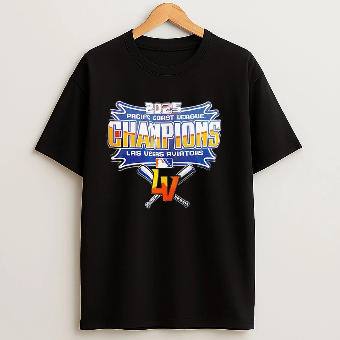 Las Vegas Aviators 2025 Pacific Coast League Champions Logo Shirts