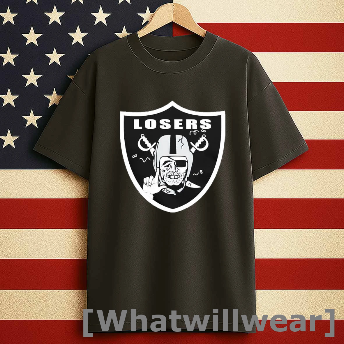 Las Vegas Raiders Losers Logo Shirts