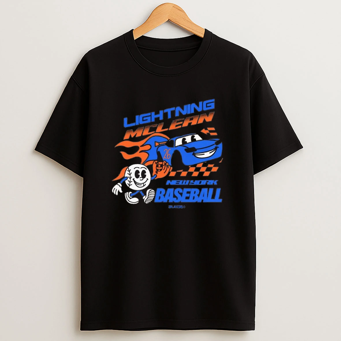 Lightning Nolan Mclean New York Mets Baseball Mlb Summer Cartoon 2025 Shirts