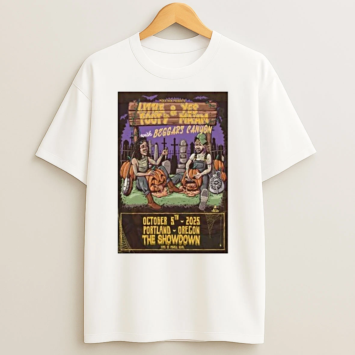 Little Foot And Yes Maam With Beggars Canyon At The Showdown On Oct 5 2025 Shirts