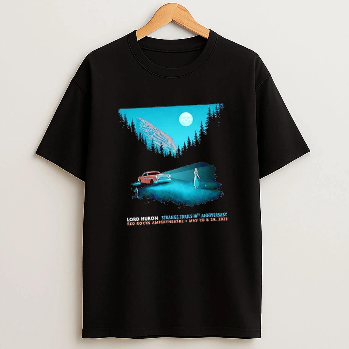 Lord Huron Strange Trails 10th Anniversary Morrison Co Red Rocks Amphitheatre Event Shirts