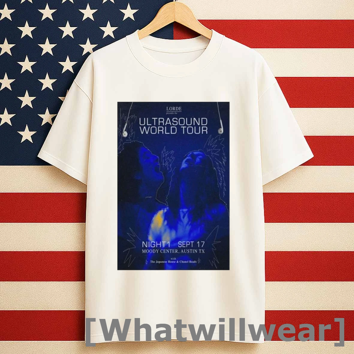 Lorde Ultrasound World Tour Sept 17 2025 Moody Center Austin Tx Shirts