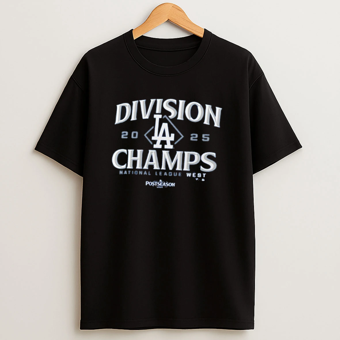 Los Angeles Dodgers 2025 Mlb Postseason National League West Division Champions Fan Gear Shirts