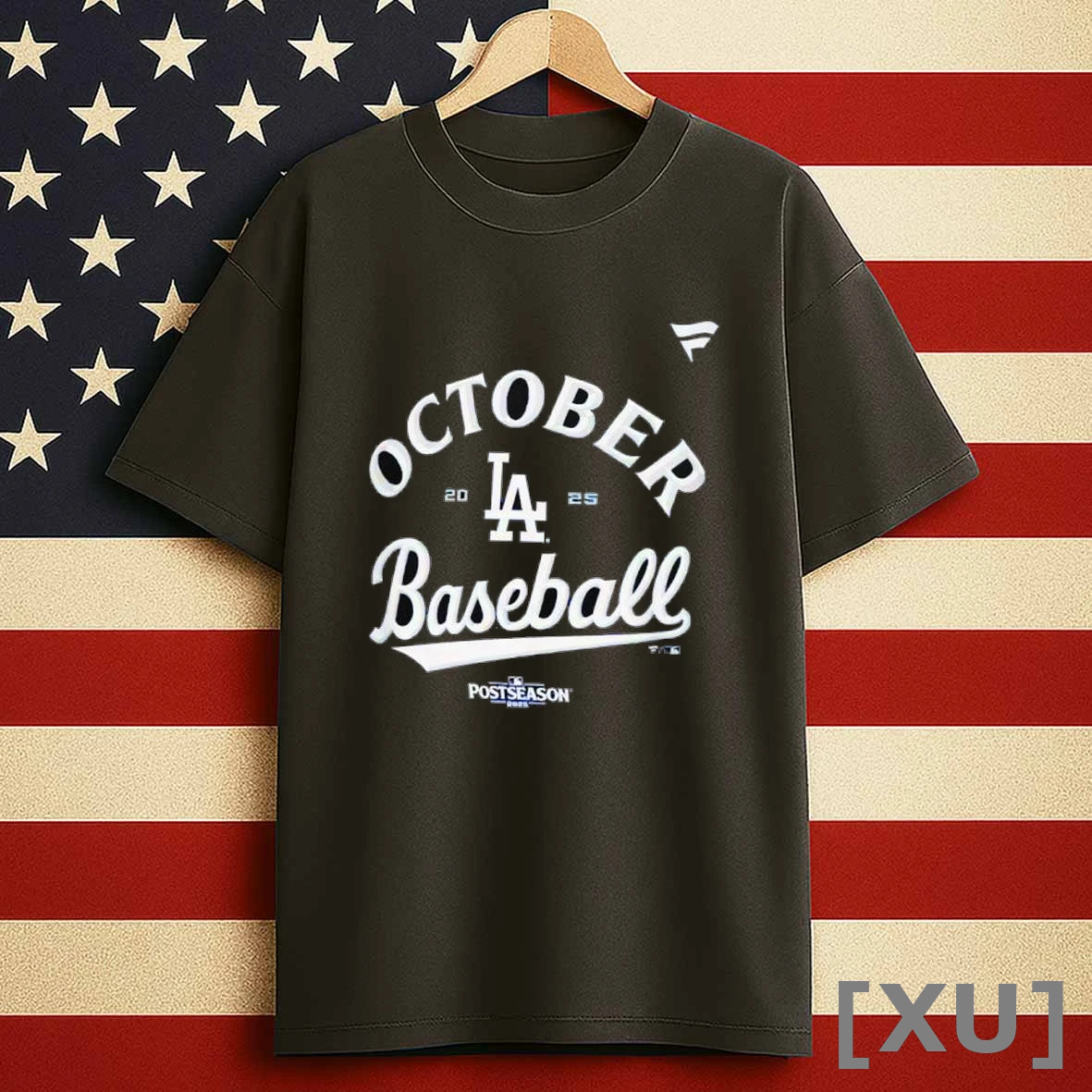 Los Angeles Dodgers Fanatics Youth 2025 Mlb Postseason Locker Room Shirts