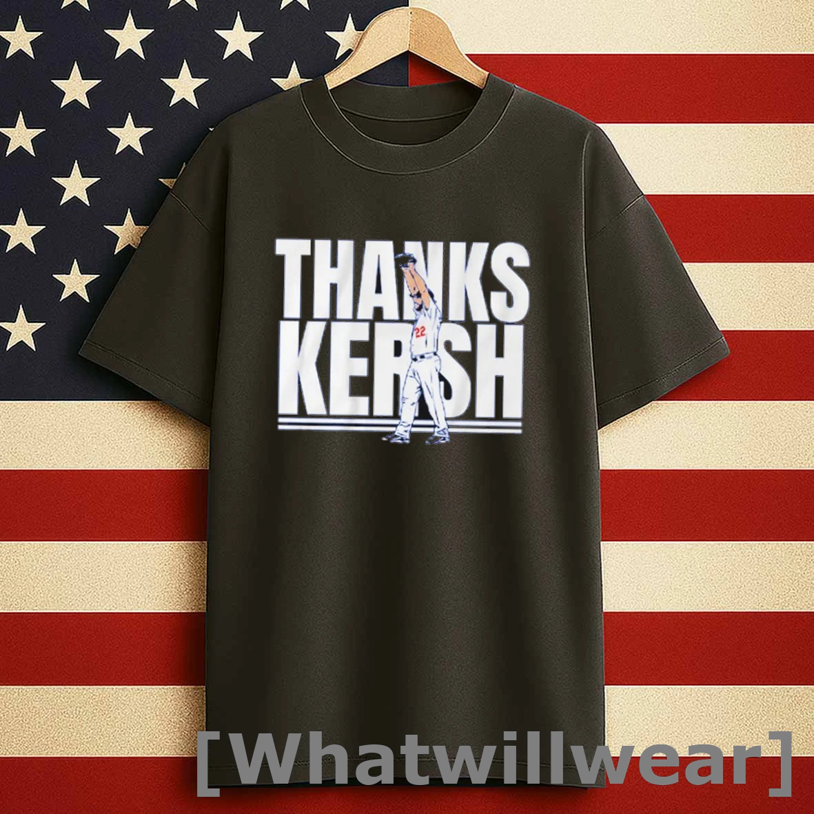 Los Angeles Dodgers Mlb Clayton Kershaw Thanks Kersh Shirts