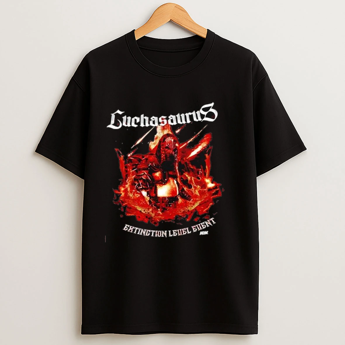 Luchasaurus Extinction Level Event Graphic Shirts