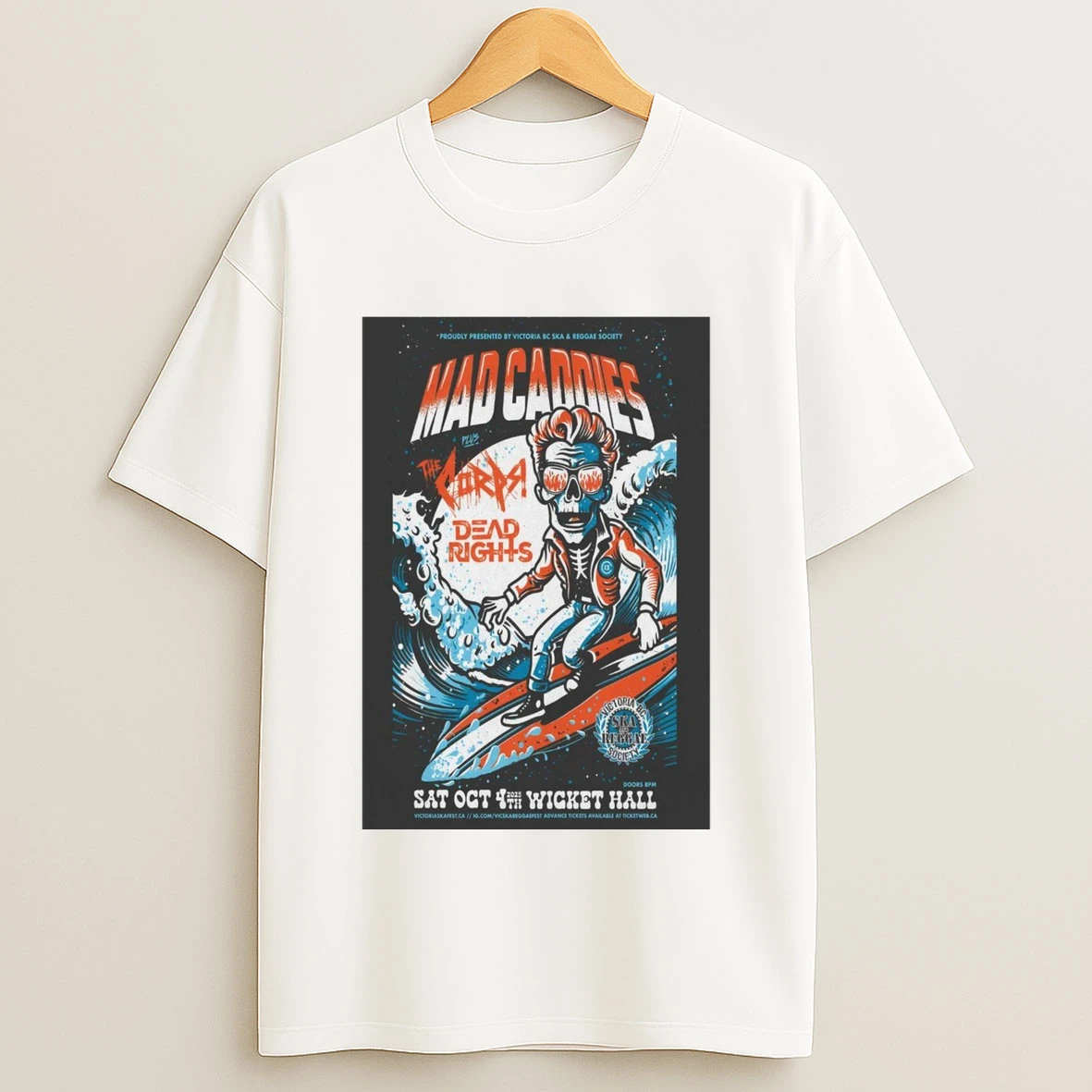 Mad Caddies October 4 2025 Wicket Hall In Victoria Ca Shirts