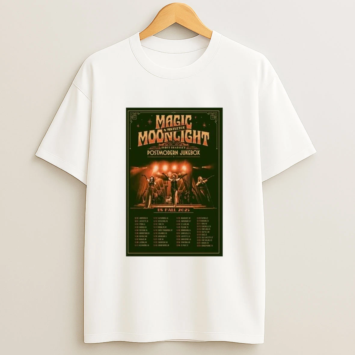 Magic Moonlight And Mistletoe Postmodern Jukebox Us Fall 2025 Tour Shirts