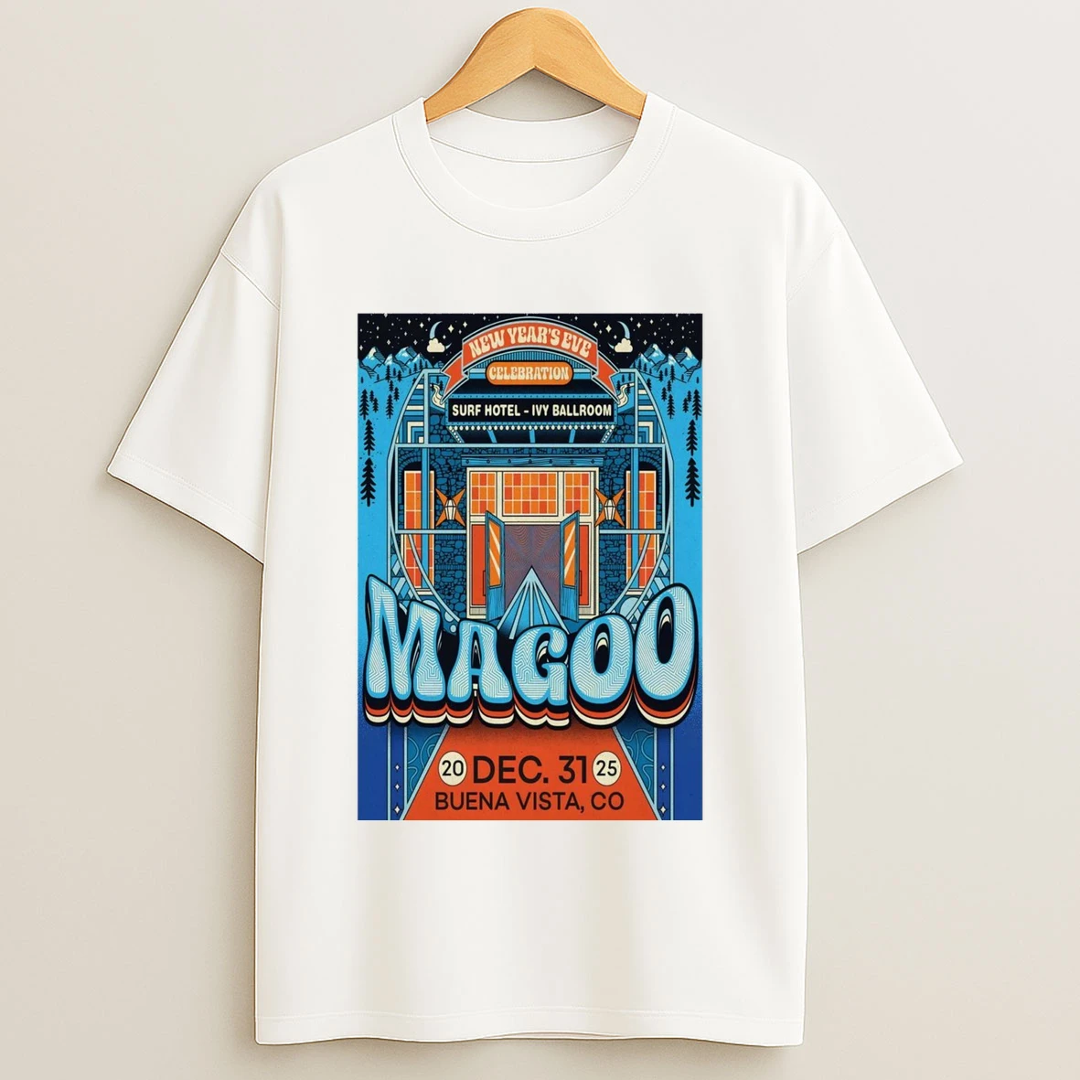 Magoo New Years Eve Celebration Buena Vista Co Tour December 31 2025 Shirts