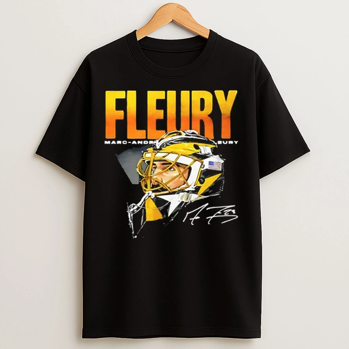 Marc Andre Fleury Pittsburgh Penguins Signature T Shirts