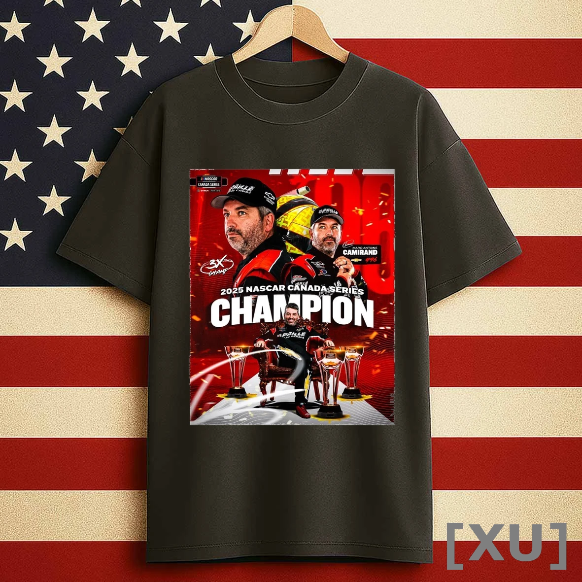 Marc Antoine Camirand 2025 Nascar Canada Series Champion Signature Shirts