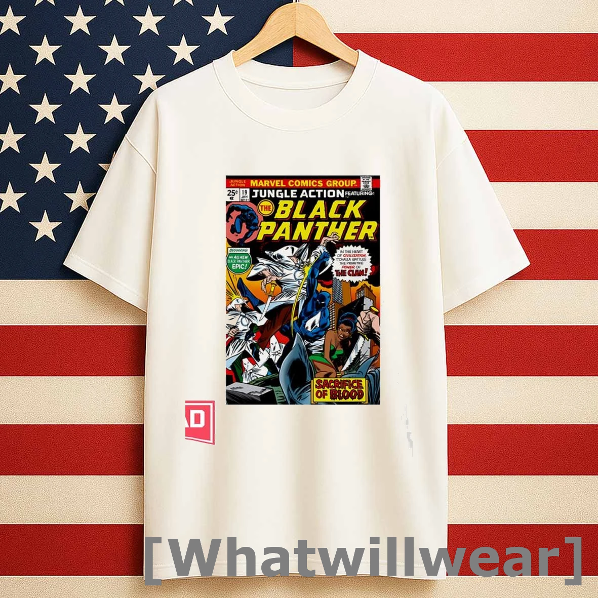 Marvel Comic Group Jungle Action 19 The Black Panther Shirts
