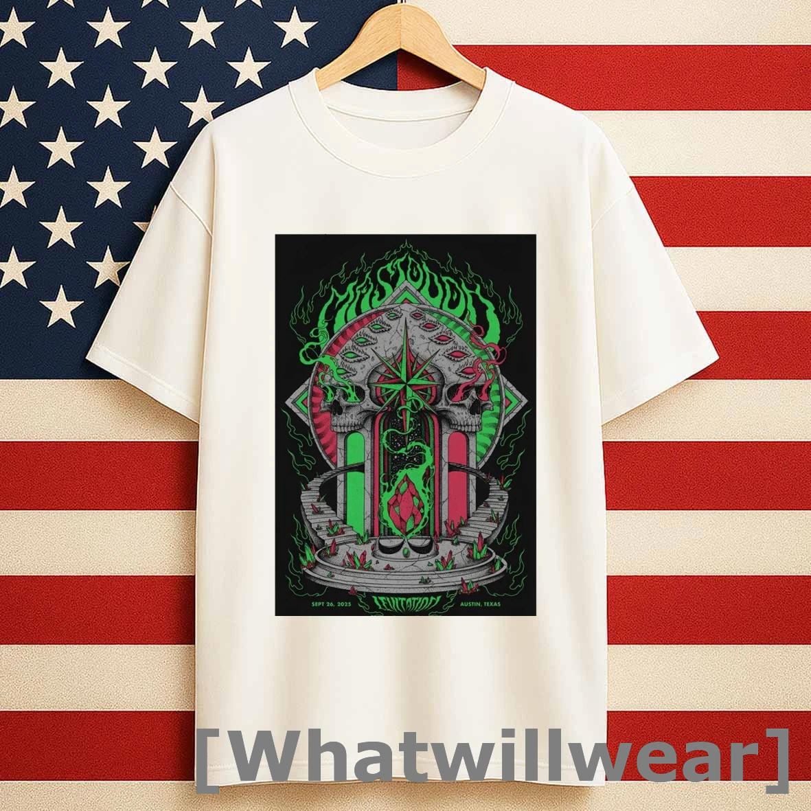 Mastodon September 26 2025 Palmer Events Center In Austin Tx Tour Shirts