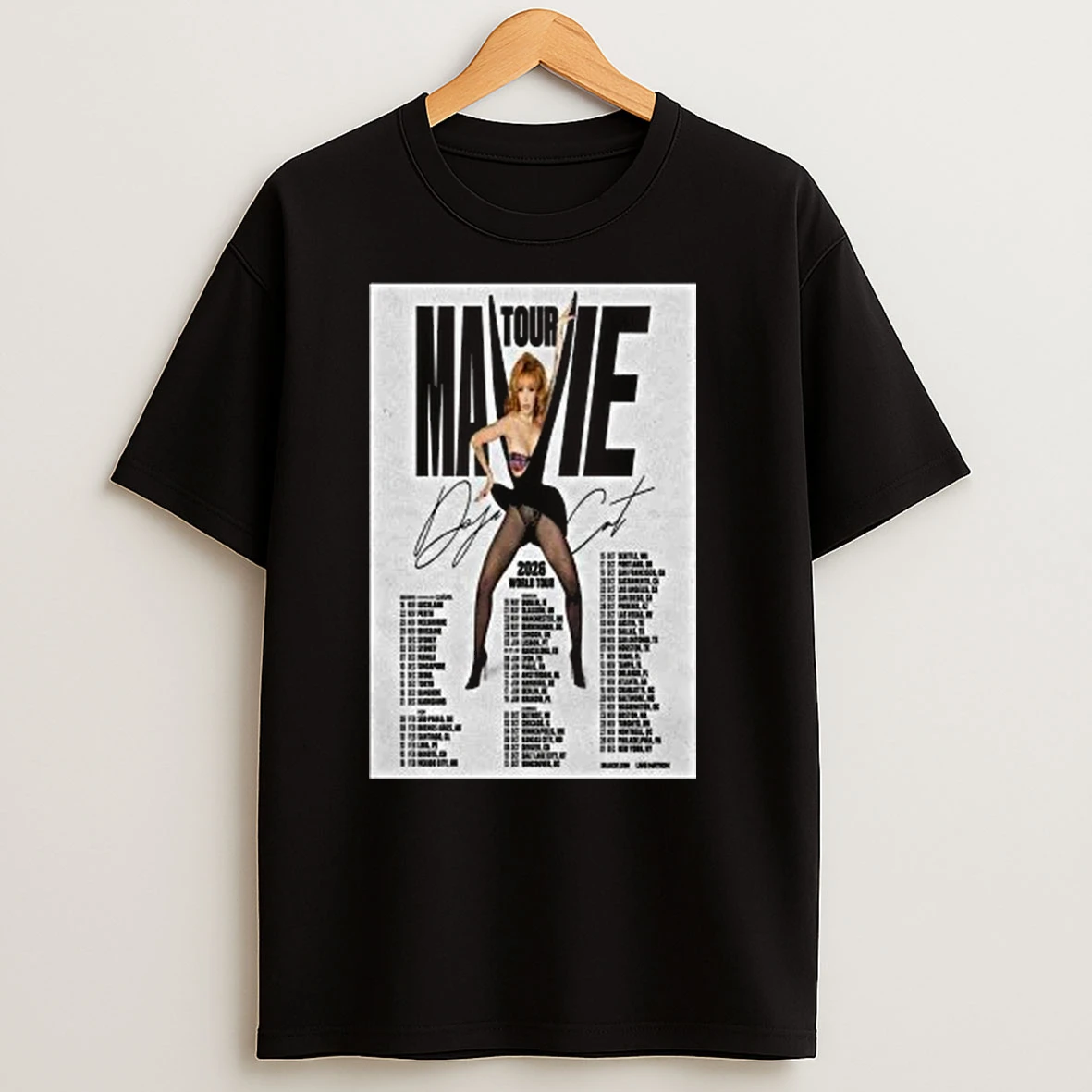 Mavie World Tour 2026 Shirts